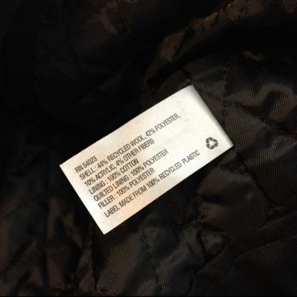 🖤 EUC Gap Brand Ladie's Wool Moto Type Jacket Full Zip Grey Plaid, Fall 2013, S - Picture 7 of 10